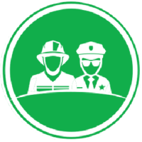 Estación de bomberos y policia